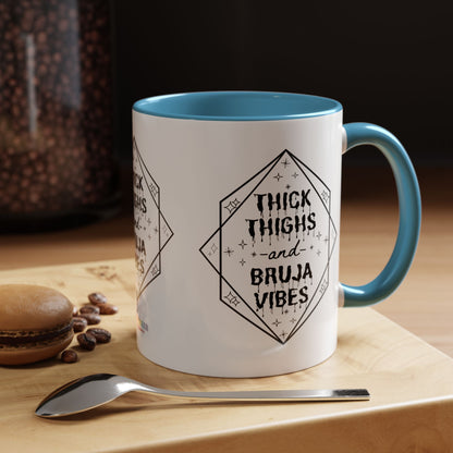 Thick Thighs Bruja Vibes Coffee Mug