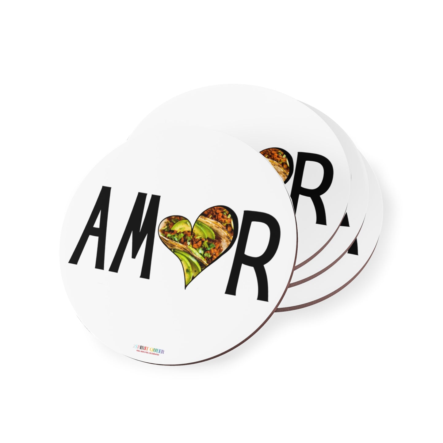 Amor Taco Coasters