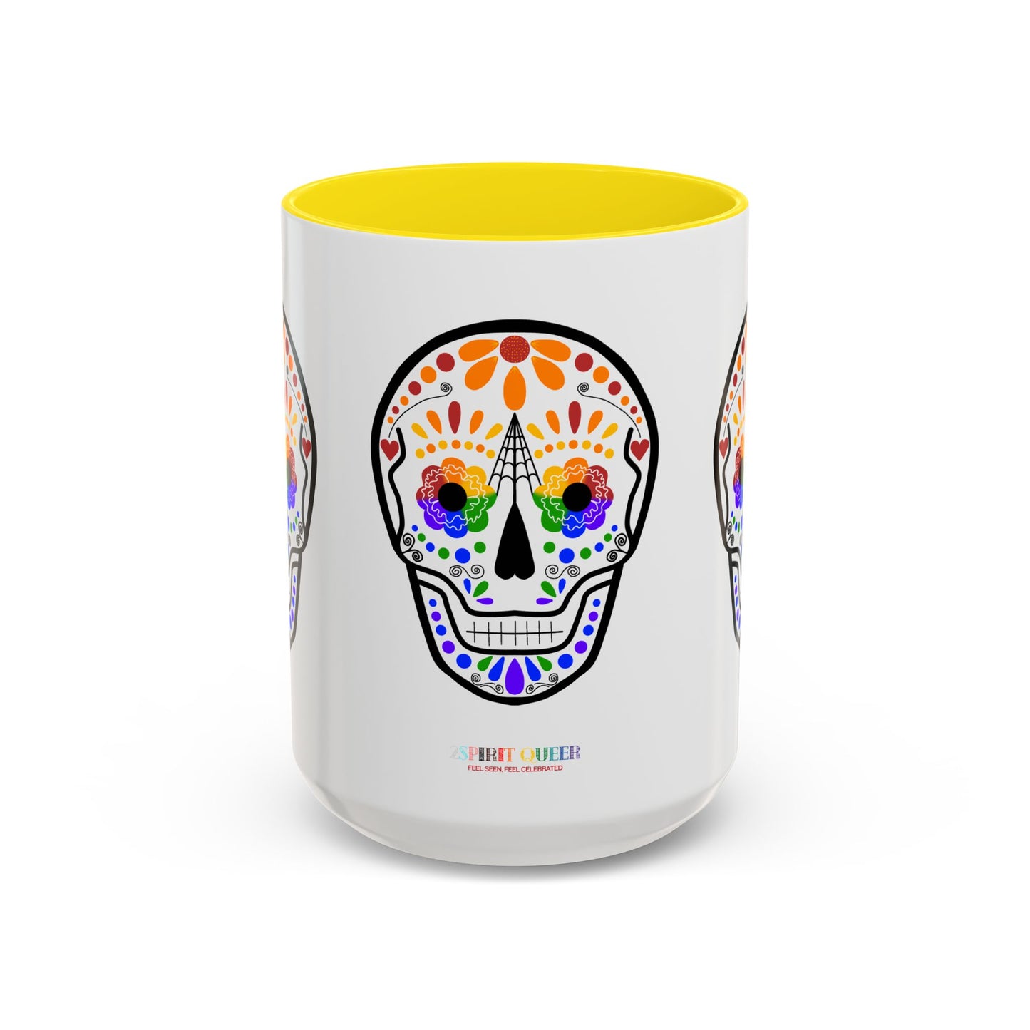 Queer Sugar Skull Coffee Mug