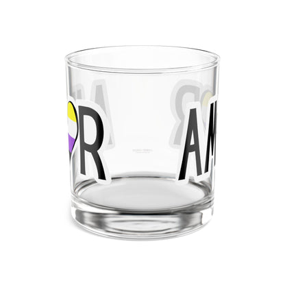 Amor  - NonBinary Rocks Glass, 10oz