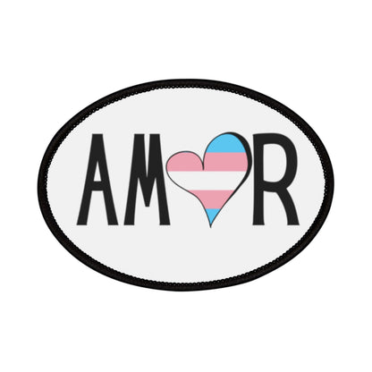 Amor Trans Iron-On Patch