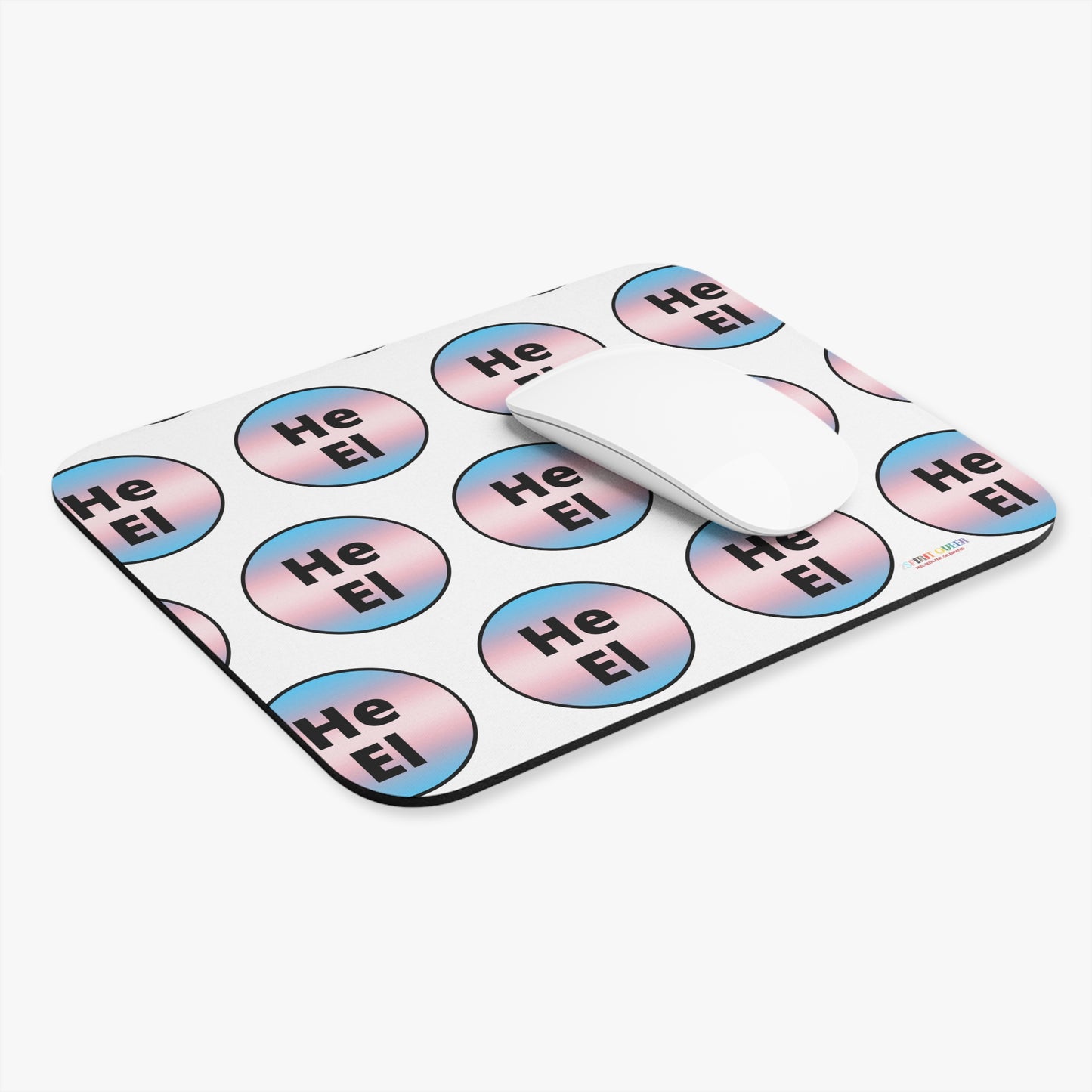 He / El Trans Mouse Pad (Rectangle)
