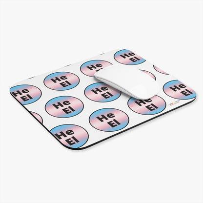 He / El Trans Mouse Pad (Rectangle)
