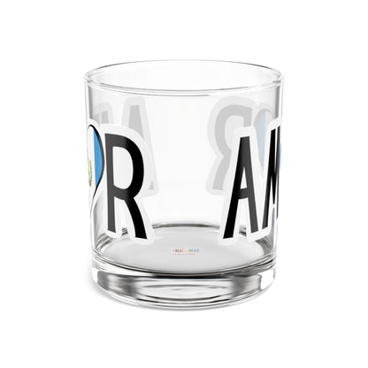 Amor  - Guatemala Rocks Glass, 10oz
