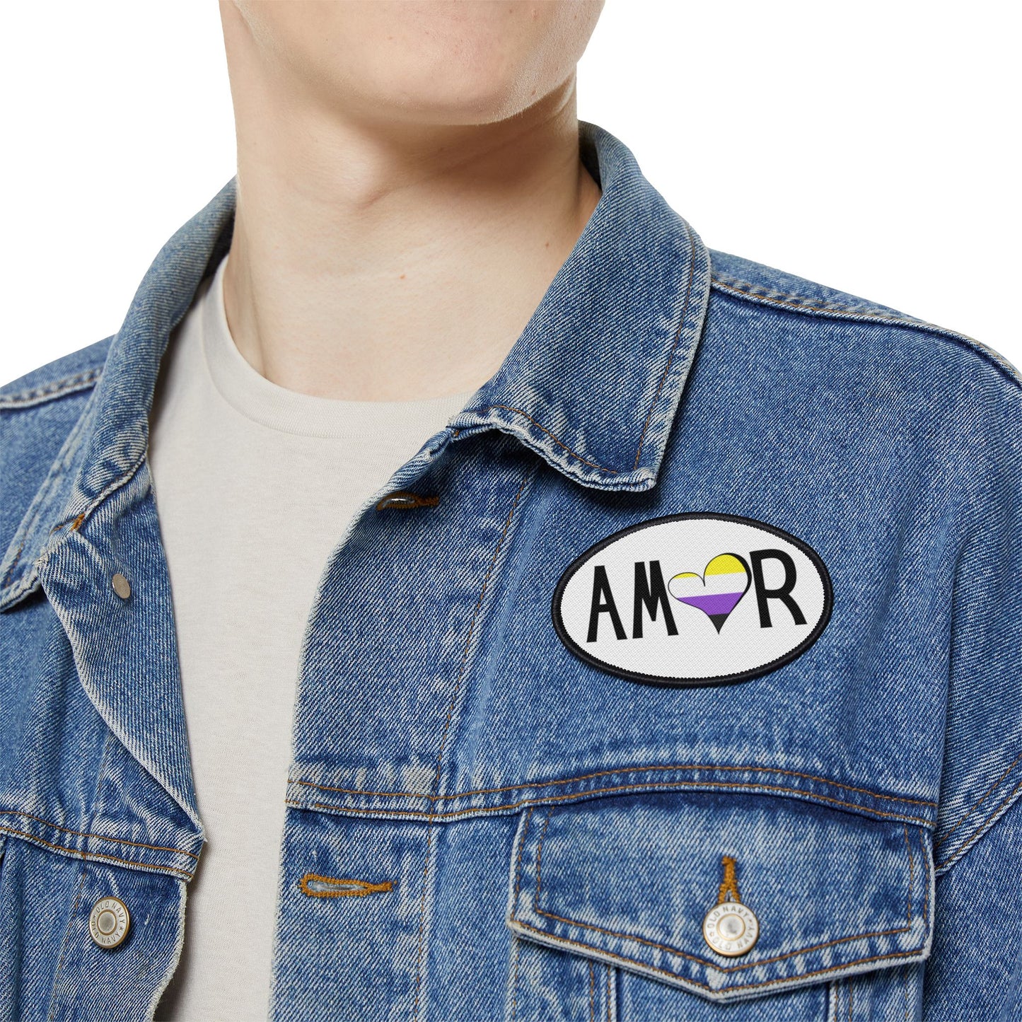 Amor Non Binary Iron-On Patch