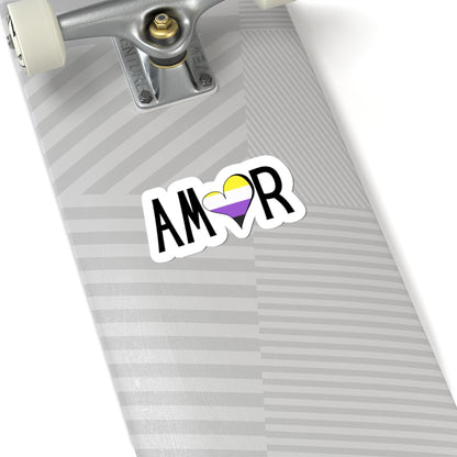 Amor Non Binary Kiss-Cut Stickers