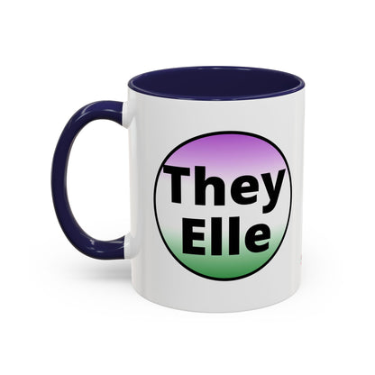 They / Elle - Gender Non-Conforming Coffee Mug