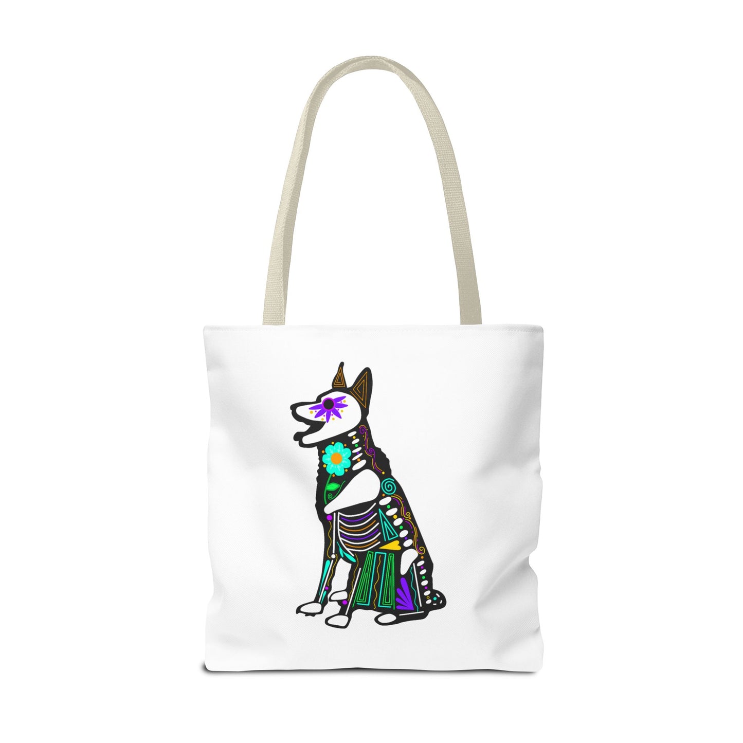Dia de los Muertos German Shepard Tote Bag