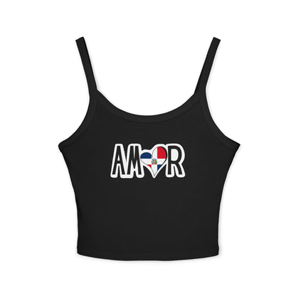 Amor Dominican Republic Spaghetti Strap Tank Top