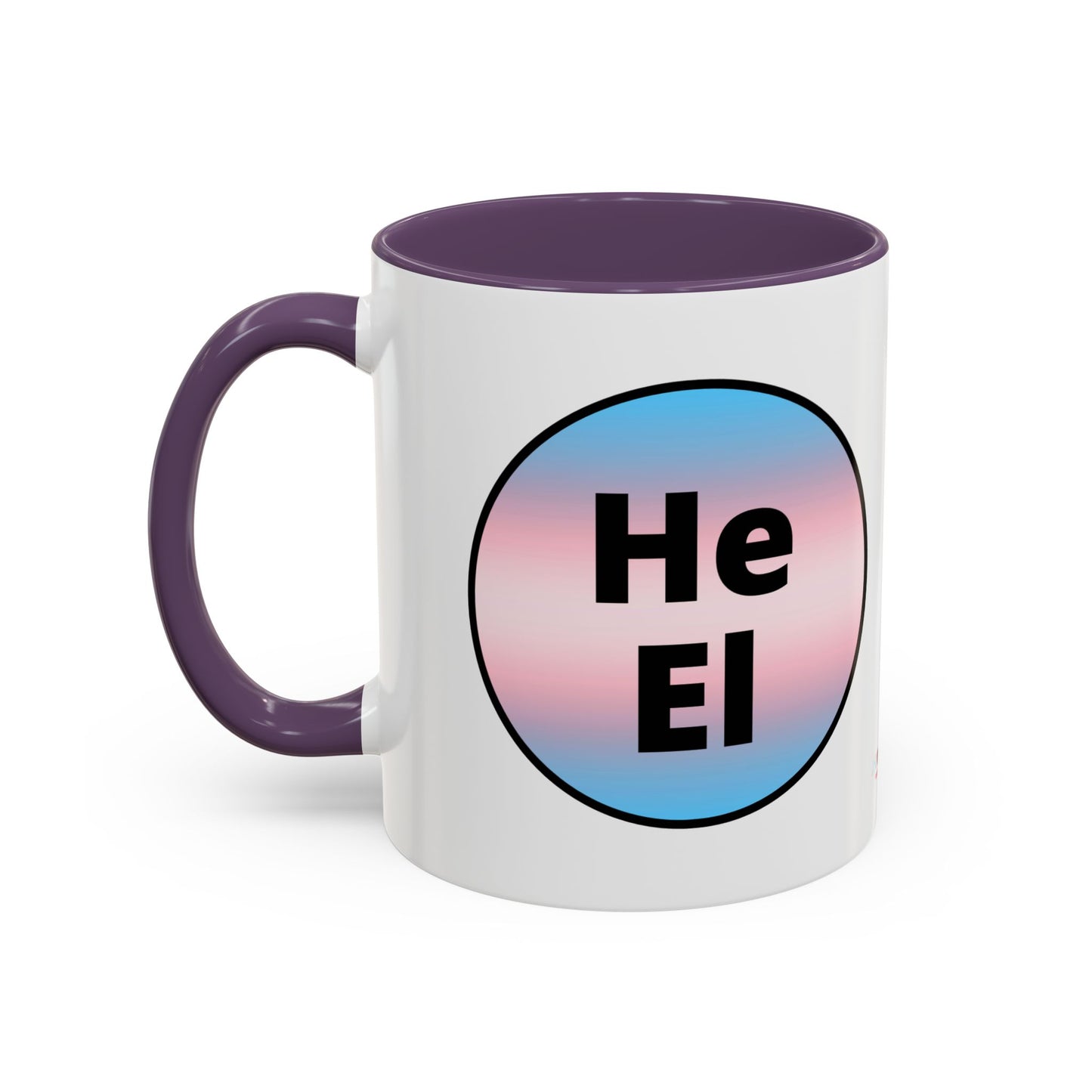 He/El Trans Accent Coffee Mug