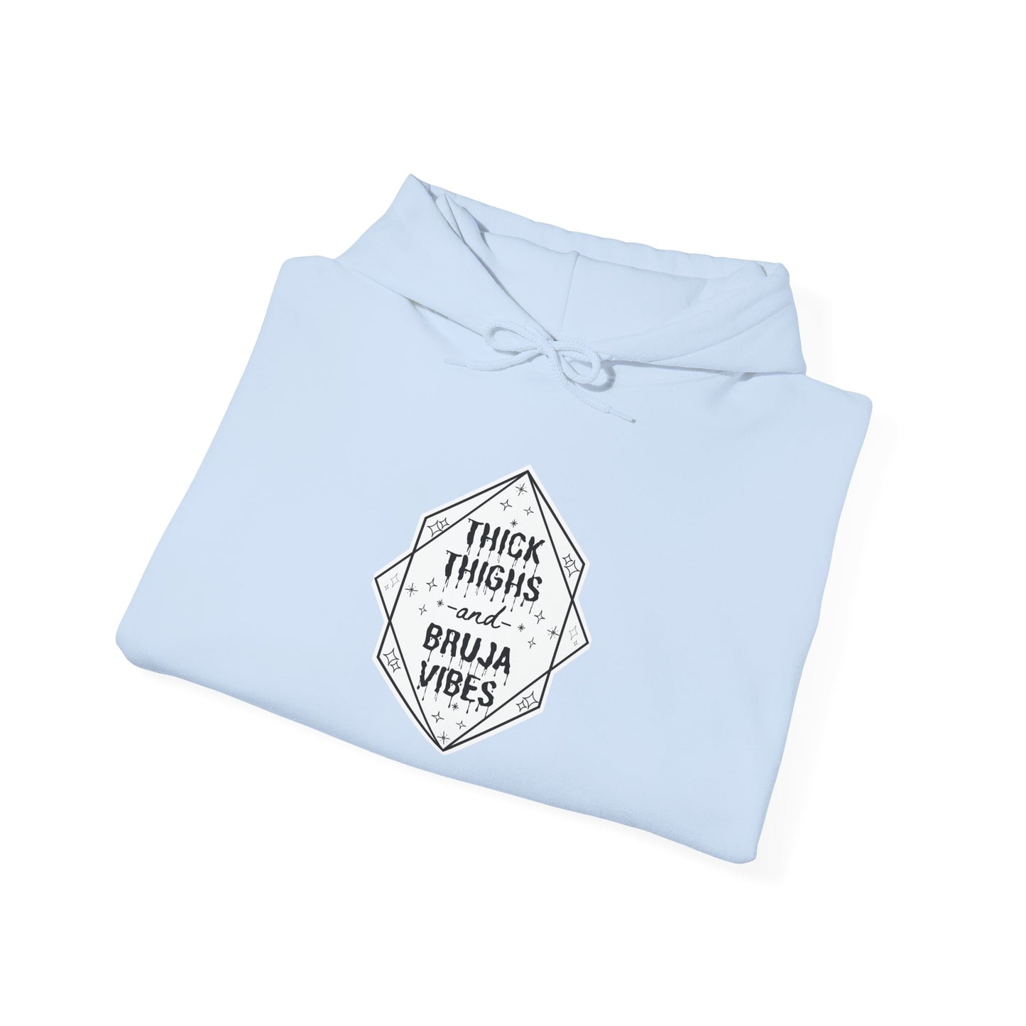 Thick Thighs Bruja Vibes Hooded Sweatshirt
