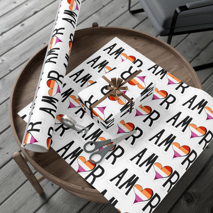 Amor Lesbian Gift Wrap Papers