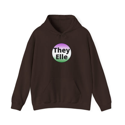 They/Elle Gender NonConforming Hooded Sweatshirt