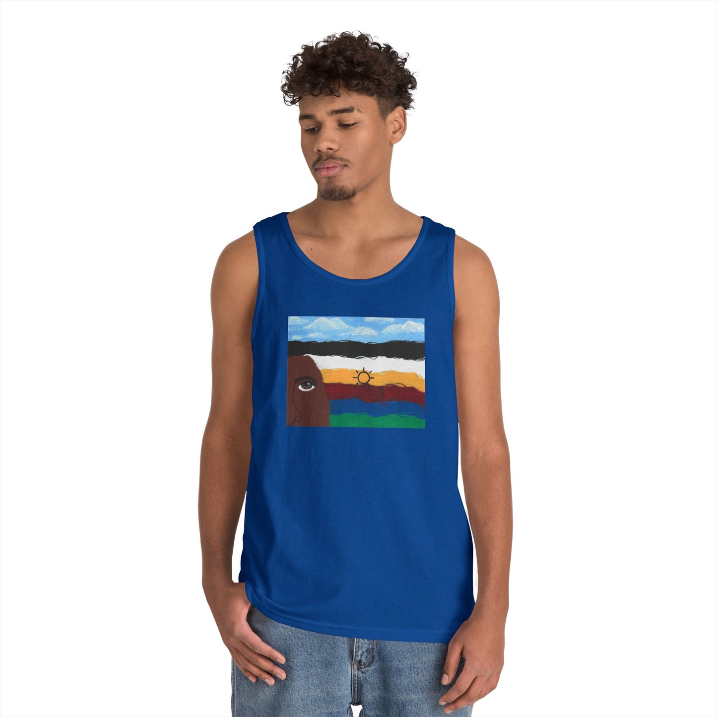 2Spirit Flag Heavy Cotton Tank Top