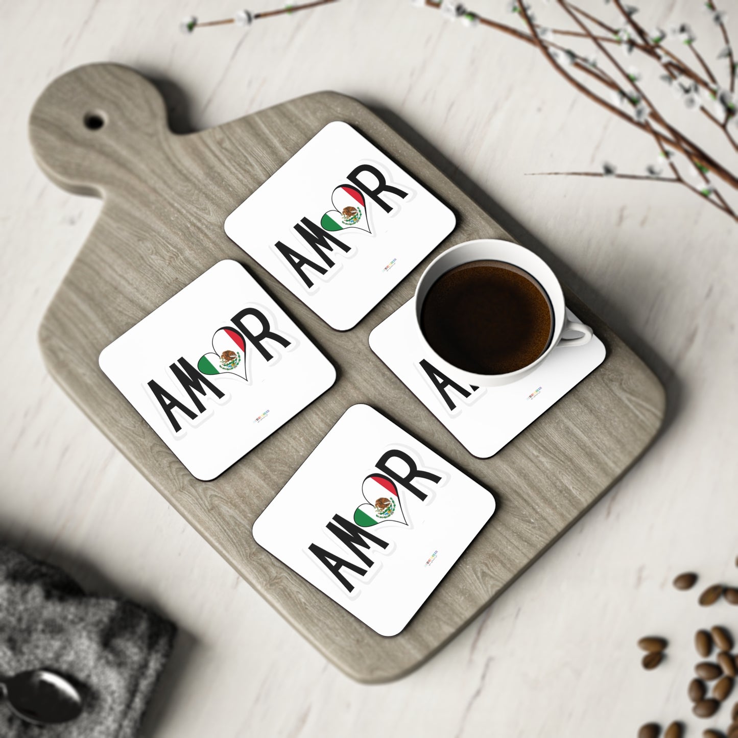 Amor Mexican Coasters