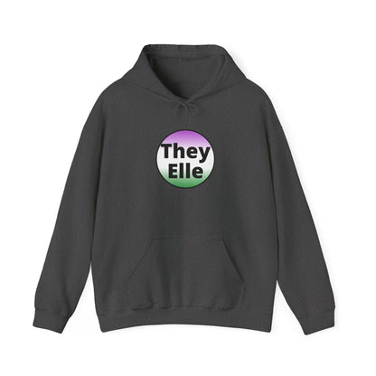 They/Elle Gender NonConforming Hooded Sweatshirt