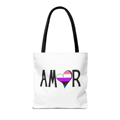 Amor Genderfluid Tote Bag