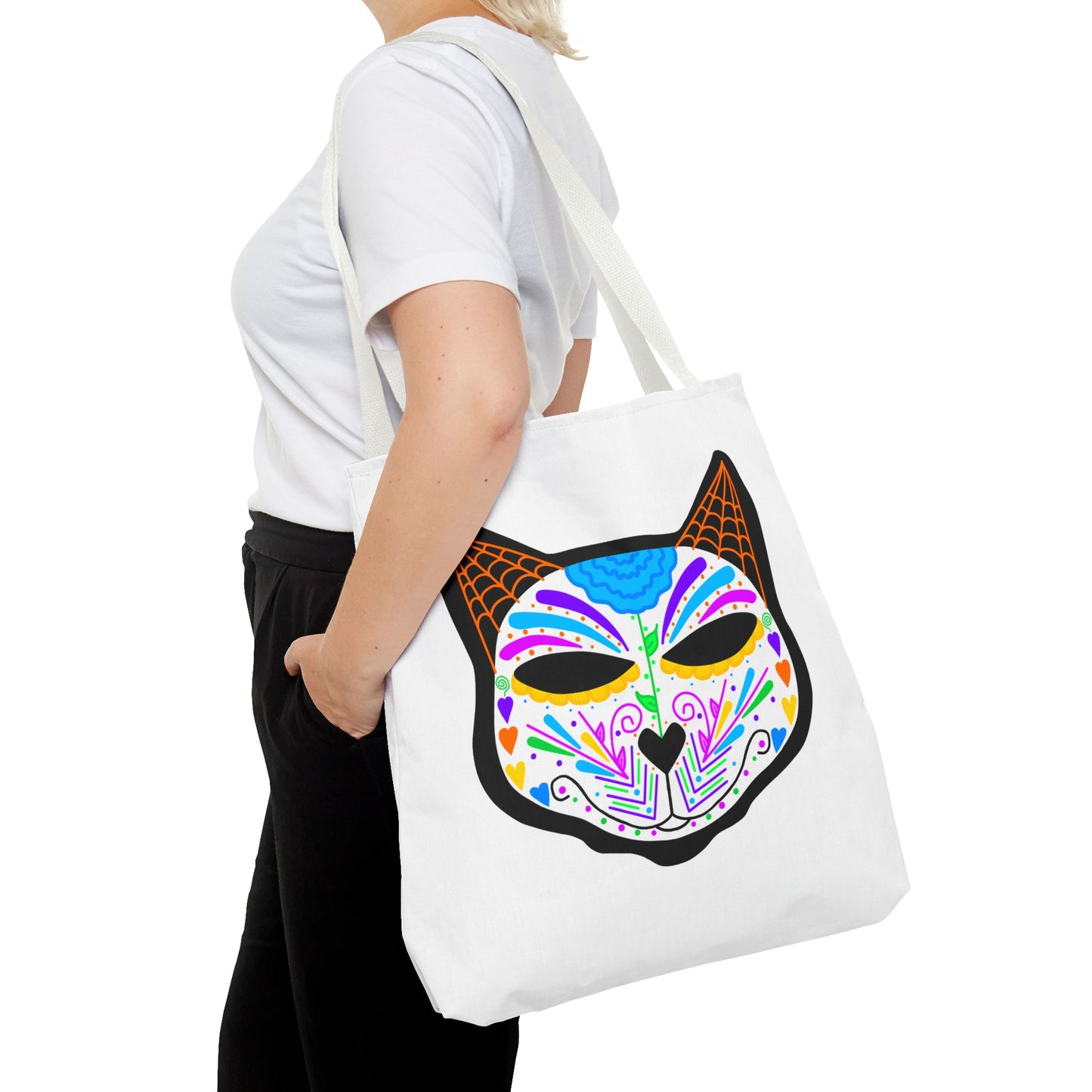 Dia de los Muertos Cat Tote Bag