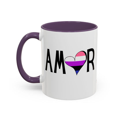 Amor Genderfluid Accent Coffee Mug