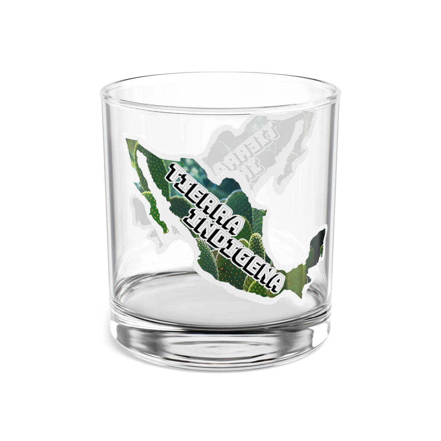 Tierra Indigena - Nopales Rocks Glass, 10oz