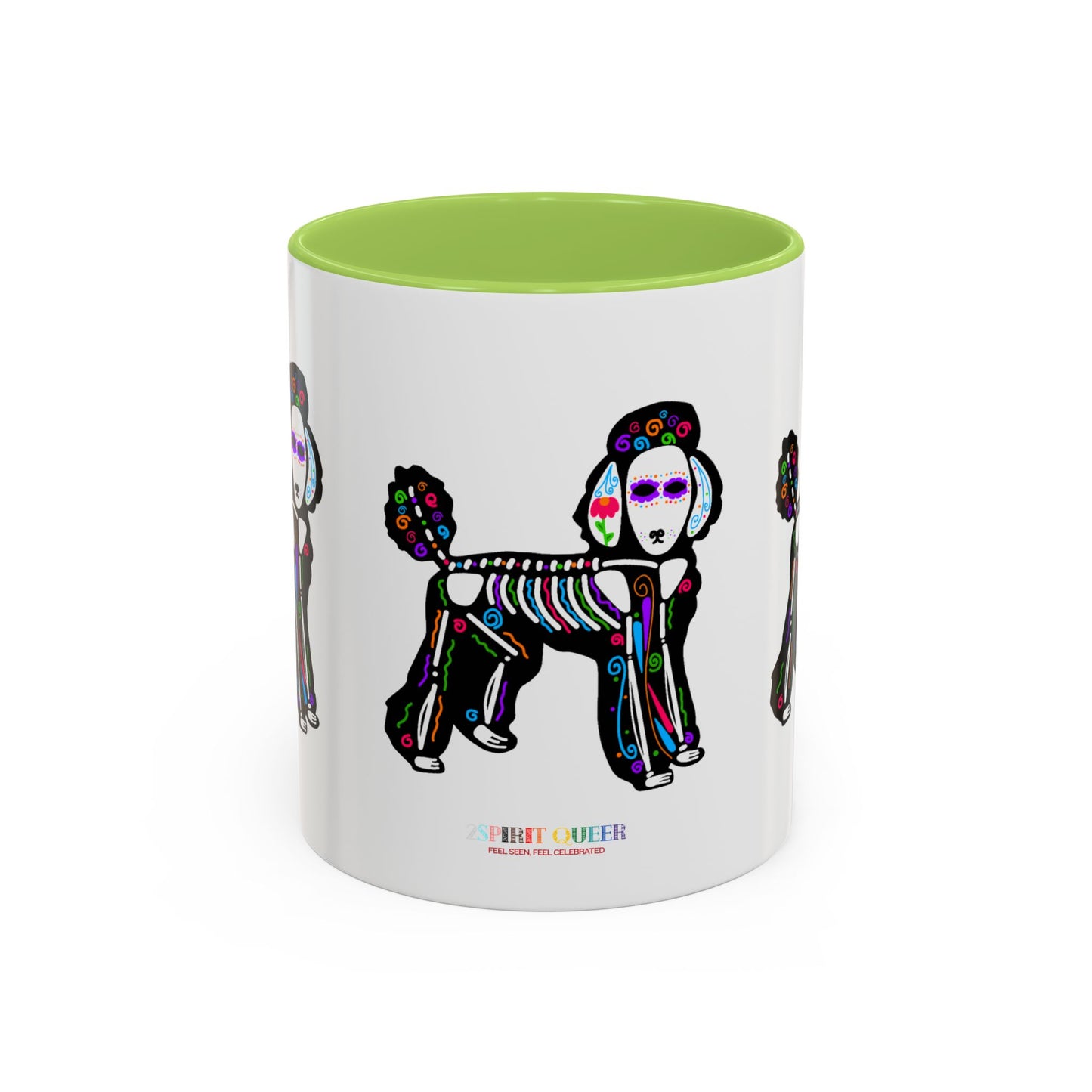Dia de los Muertos Poodle Coffee Mug