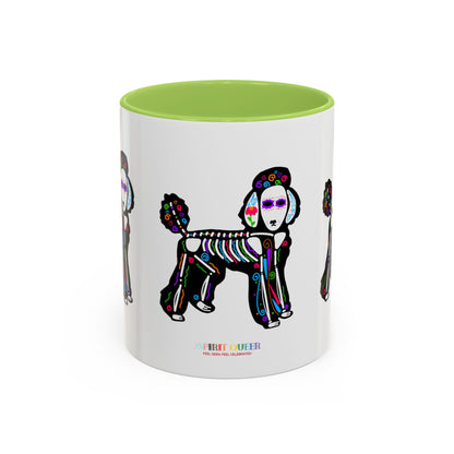 Dia de los Muertos Poodle Coffee Mug