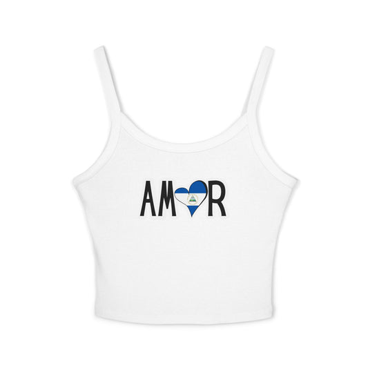Amor Nicaragua Spaghetti Strap Tank Top