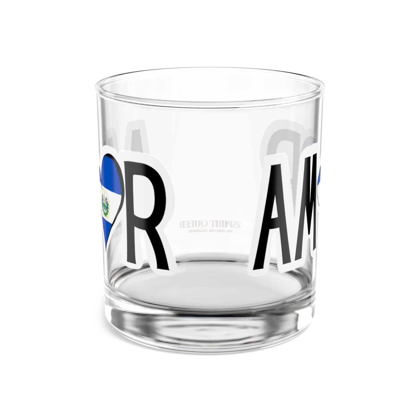 Amor El Salvador Glass