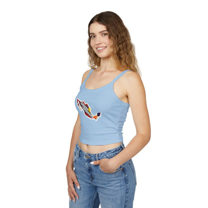 Tierra Indigena Dahlia Spaghetti Strap Tank Top