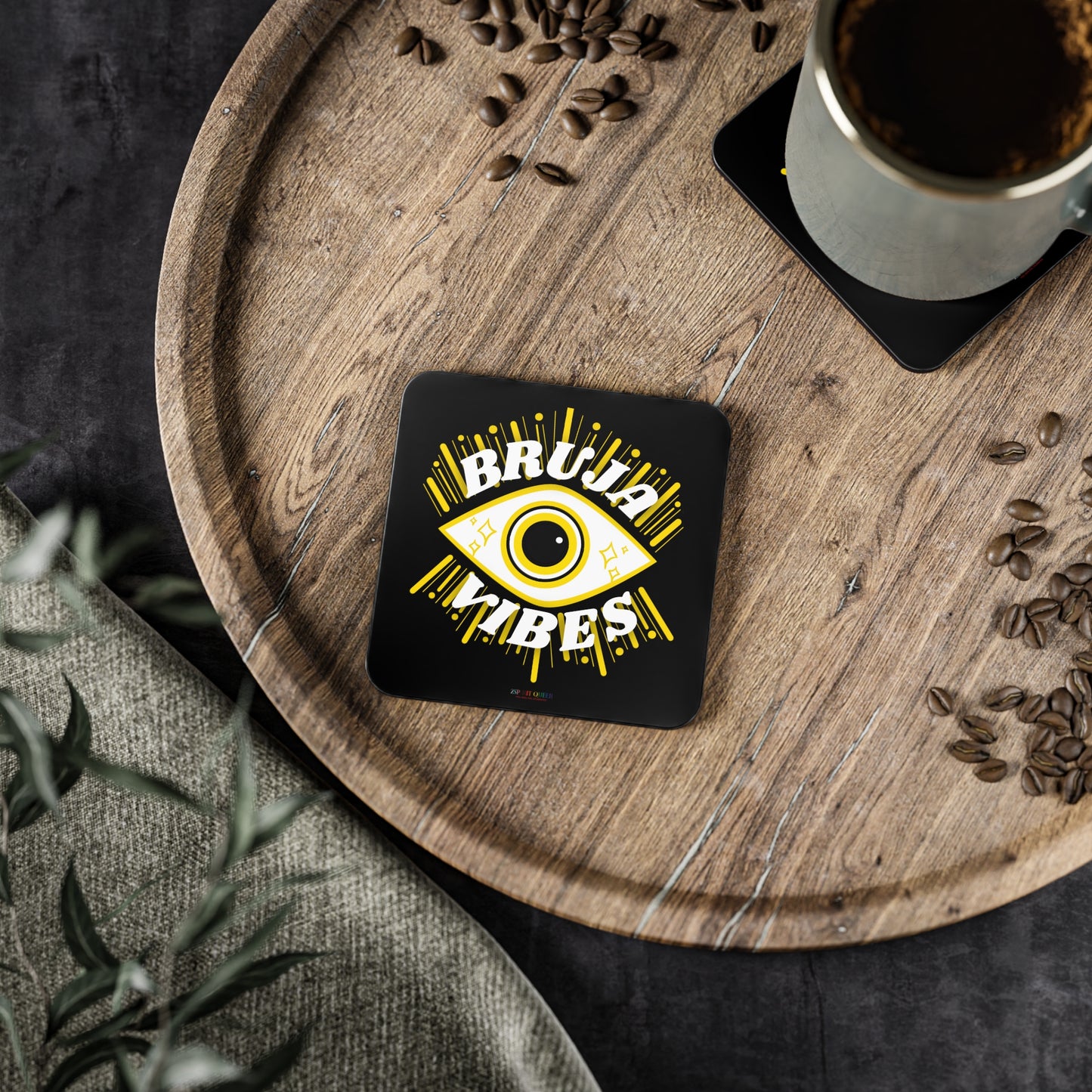 Bruja Vibes Outer Eye Coasters