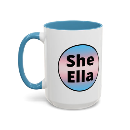 She/Ella Trans Coffee Mug