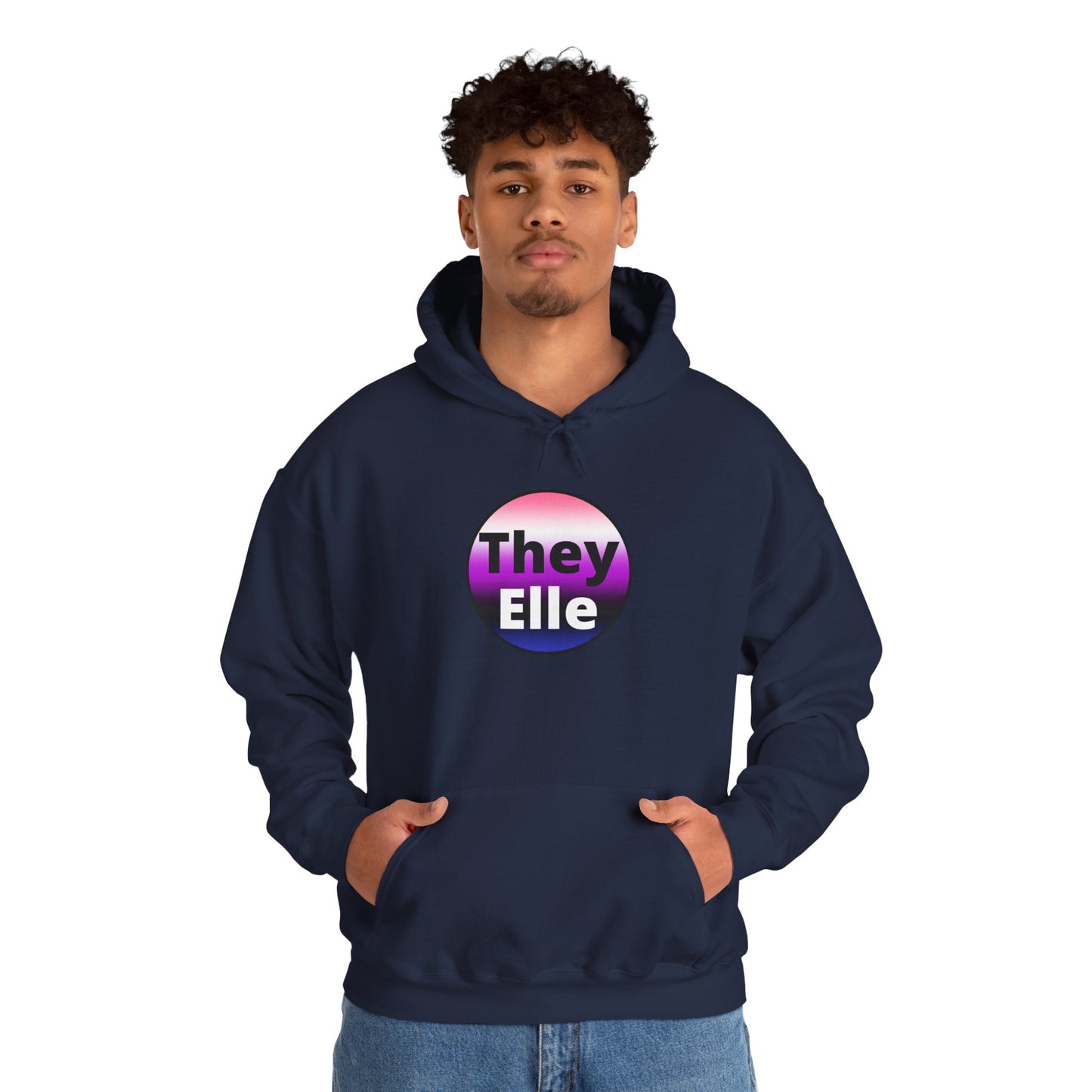 They / Elle Genderfluid Hooded Sweatshirt