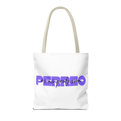 Perreo Es Mi Profesion Purple Tote Bag