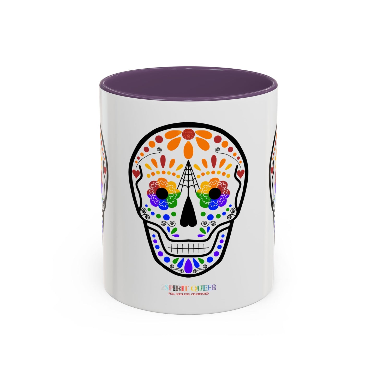 Queer Sugar Skull Coffee Mug