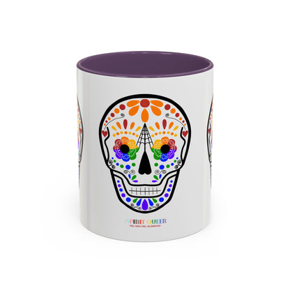 Queer Sugar Skull Coffee Mug