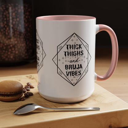Thick Thighs Bruja Vibes Coffee Mug