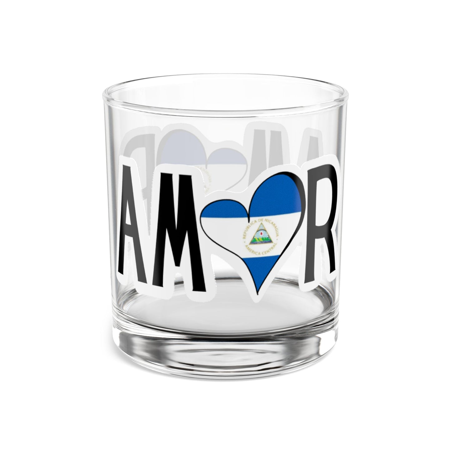 Amor  - Nicaragua Rocks Glass, 10oz