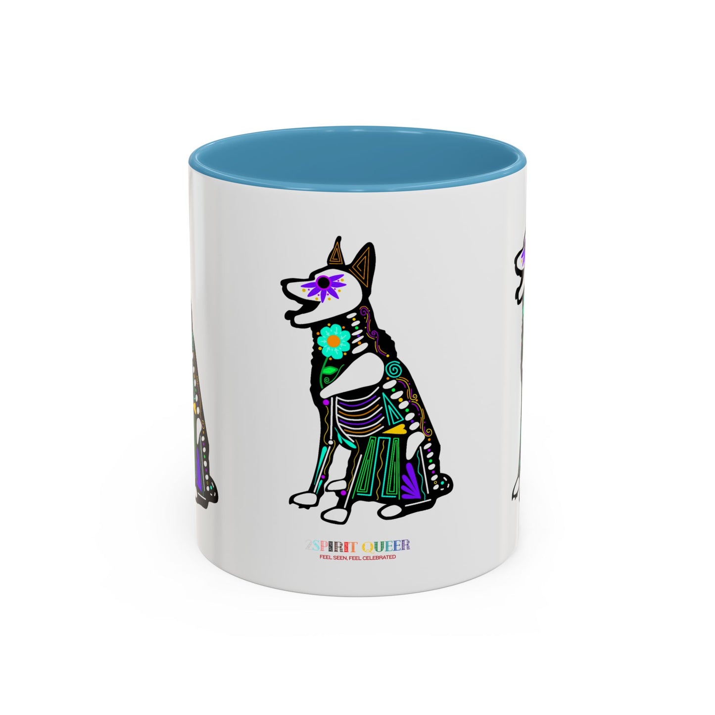Dia de los Muertos German Shepard Coffee Mug