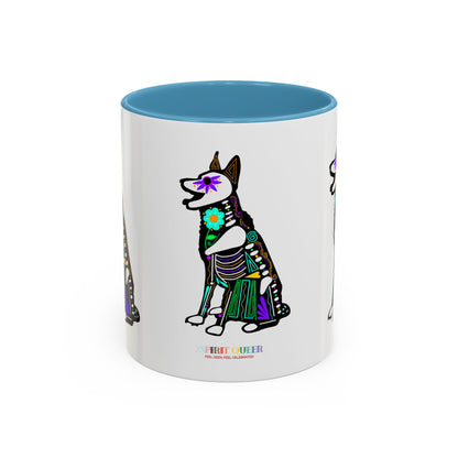 Dia de los Muertos German Shepard Coffee Mug