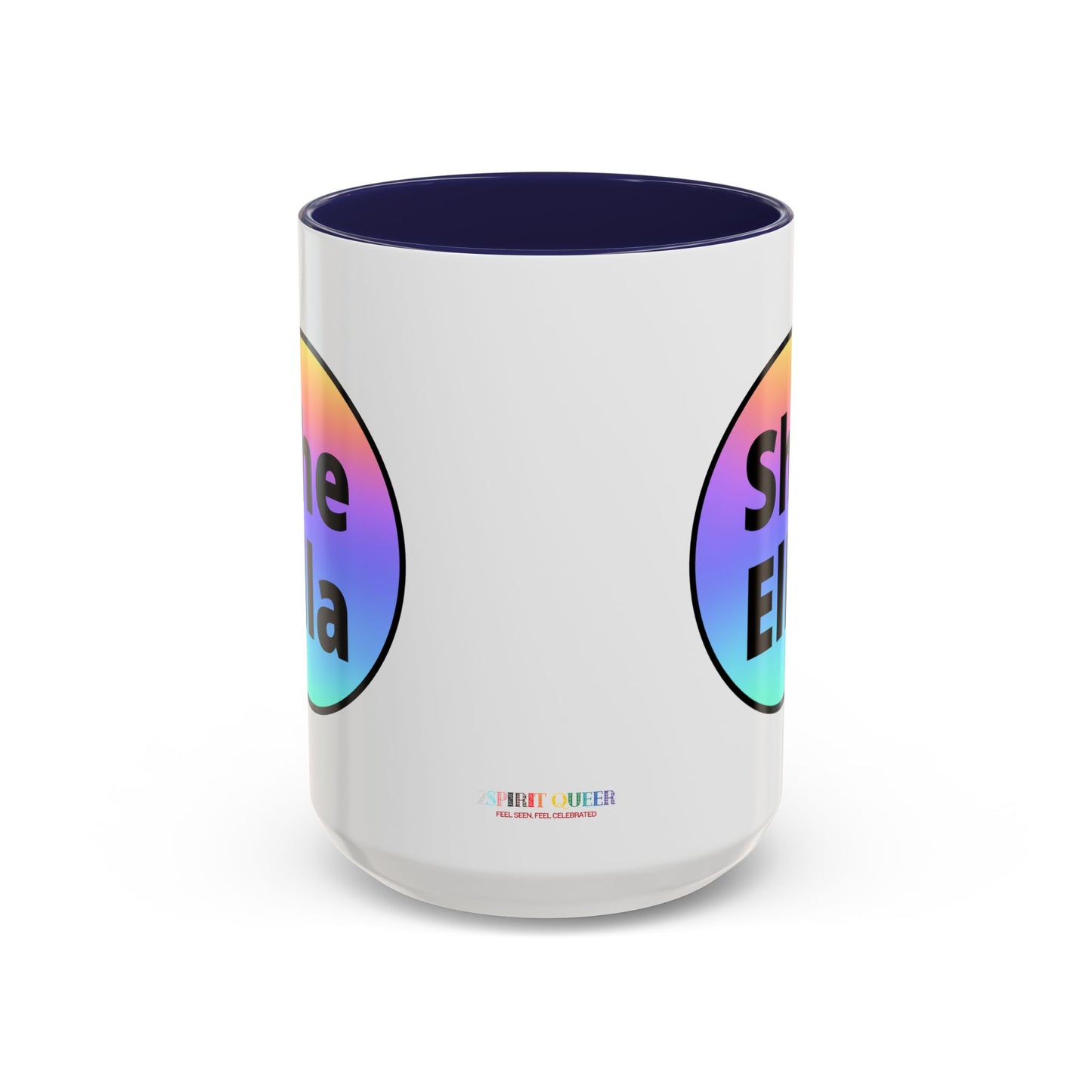 She/Ella  Rainbow Coffee Mug
