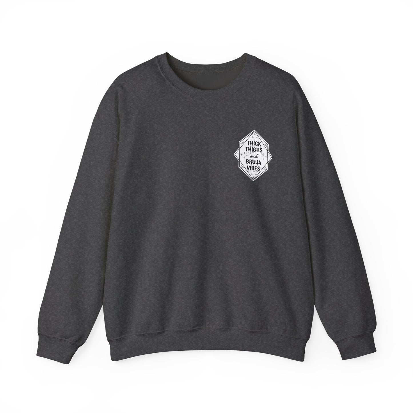 Thick Thighs Bruja Vibes Crewneck Sweatshirt