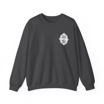 Thick Thighs Bruja Vibes Crewneck Sweatshirt