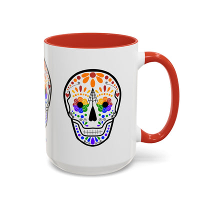 Queer Sugar Skull Coffee Mug