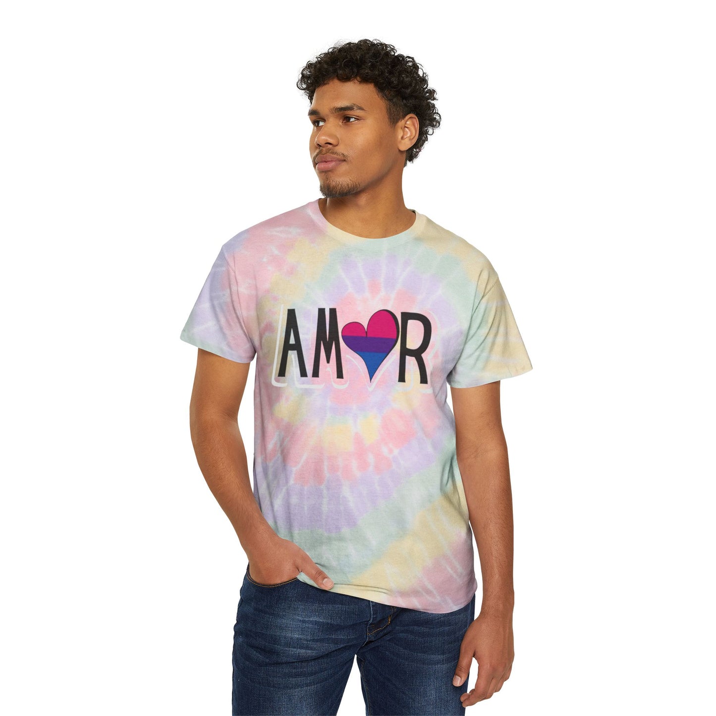 Amor Bi Tie-Dye Tee