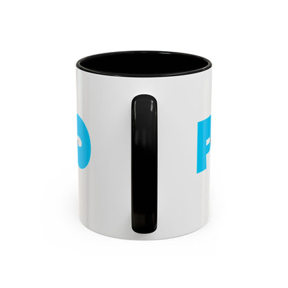 Perreo Es Mi Profesion Blue Accent Coffee Mug