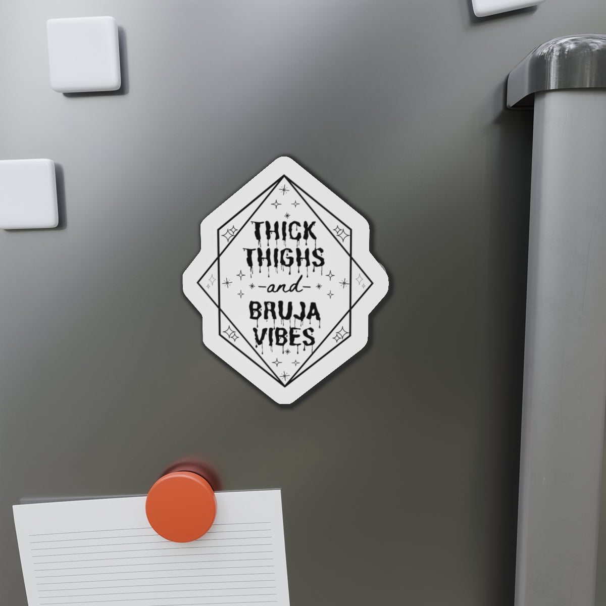 Thick Thighs Bruja Vibes Die-Cut Magnets