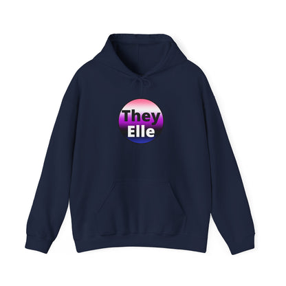 They / Elle Genderfluid Hooded Sweatshirt