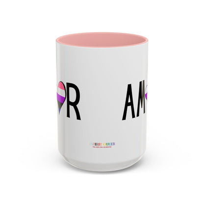Amor Genderfluid Accent Coffee Mug