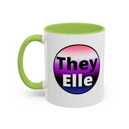 They / Elle Genderfluid Coffee Mug