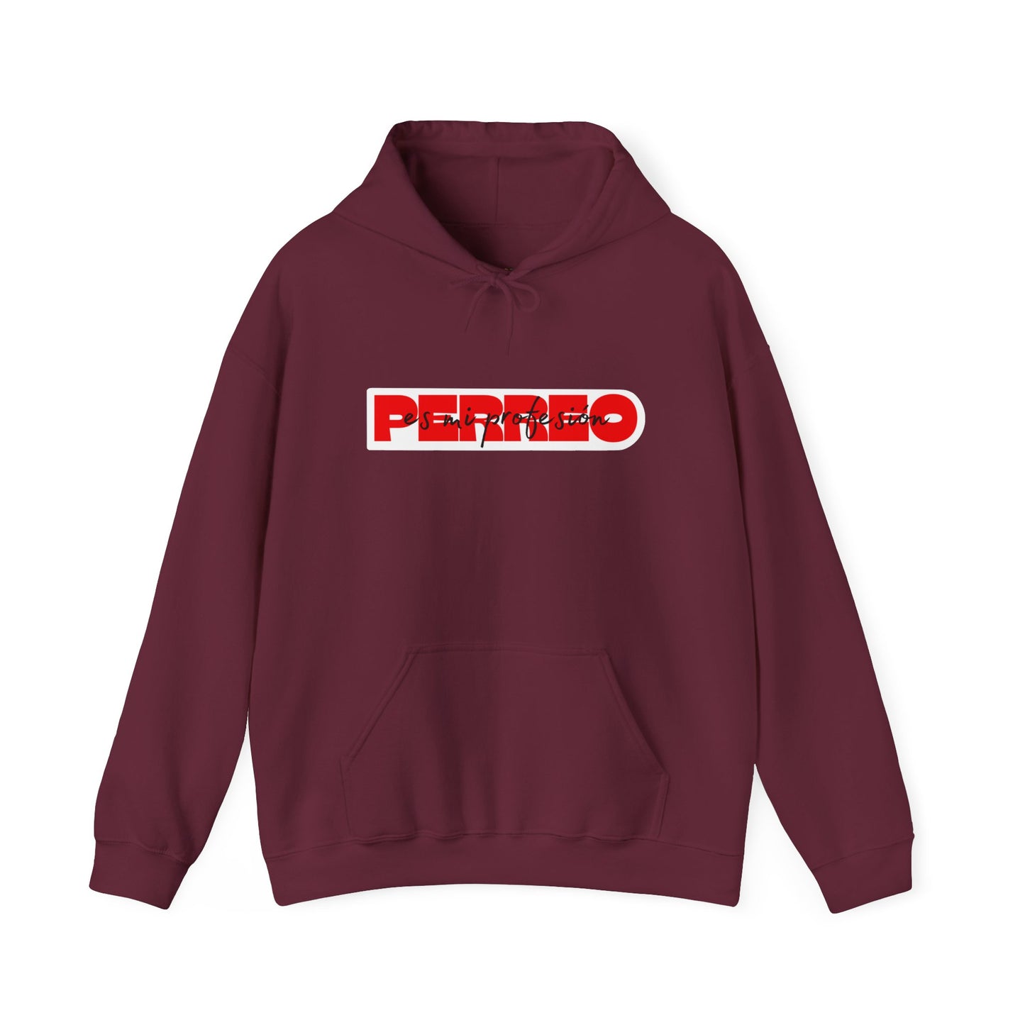 Perreo Es Mi Profesion - Red Hooded Sweatshirt